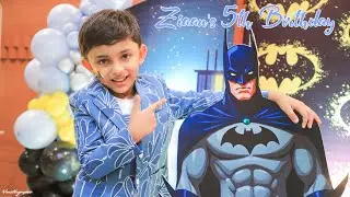 5th Birthday Celebration of Ziaan | Birthday Party Highlight | Batman Theme Party | Versatilegrapher