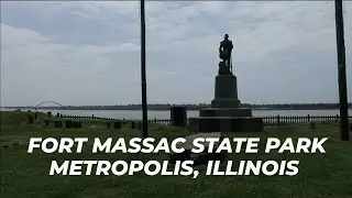 PURE ILLINOIS HISTORY at Fort Massac State Park in Metropolis, IL/Great view of Ohio River.