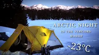 Bivouac par -23°C - Nuit arctique dans le Vercors