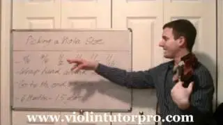 Violin Beginner Lesson - Violin Position Angle