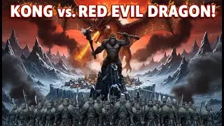 Frost Clan and Kong vs Dragon: When Ice Meets Magma | Epic Monster Battle!