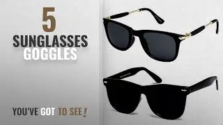 Top 10 Sunglasses Goggles [2018]: Y&S Uv Protected Non Polarized Wayfarer Boy's Girl's Men's &