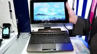 ASUS Padfone with tablet and keyboard dock hands on - COMPUTEX 2012