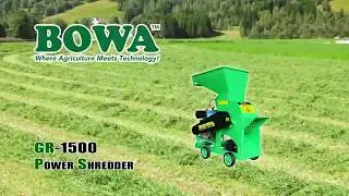 BOWA Power Shredder (GR-1500) - Dry Coconut Husk