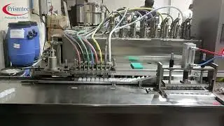 Semi - Automatic 8 Head Tempera Color Chain Pack Machine
