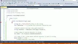 Remove any given character from a String in C#