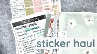My Recent Sticker Haul | Planner Stickers I&rsquo;m Excited to Use