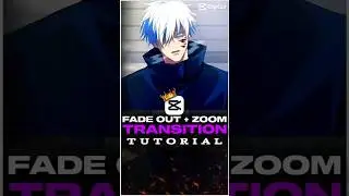 FADE OUT + ZOOM TRANSITION TUTORIAL #edit #enimes #explore