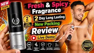 Denver Original Black Code Deodorant Body Spray Review , Fragrance Test & Long Lasting 