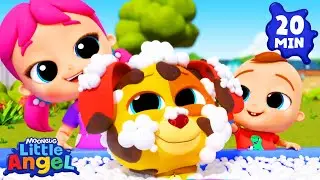 Bingo Be Good - Take a Bath | Animal Learning Videos | Little Angel Kids Songs & Nursery Rhymes