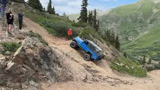 My CJ-8 Scrambler climbing 
