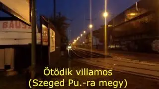 Reggeli Villamos rajz&aacute;s a Pulz utca - V&aacute;s&aacute;rhelyi P&aacute;l utca Sark&aacute;n&aacute;l (2016.10.24.)