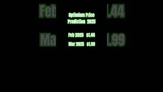 Optimism Price Prediction #crypto
