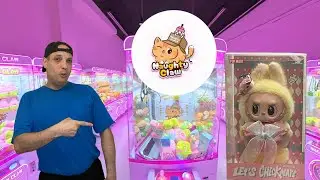 Found A Labubu Claw Machine At Naughty Claw & Giving Away 2 Labubus!