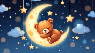 Overcome Insomnia in 3 Minutes 😴 Mozart & Brahms Lullaby for Sweet Dreams 💕 Baby Sleep Music 🎶