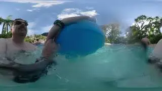 WDW - 360 - Typhoon Lagoon - Jason in Lazy River