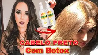 TESTEI O SUN IN POR 8 DIAS EM CABELO PRETO E COM BOTOX - COMO USAR SUN IN