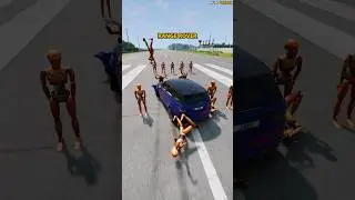 Car vs Human walls 😂 #beamngdrive  #games #asmr  #shorts #beamdrive