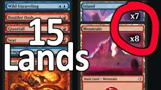 Learning why 15 Lands isn't Strong in Limited MTG Arena