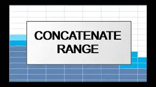 Concatenate Range