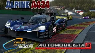 Alpine A424 | Spa | Highligths TV Cam | Ams2 #automobile #alpine #hypercar #wec