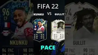 Which One Is Better for U ? Nkunku VS Gullit FIFA 22🔥❤ #shorts #fifa