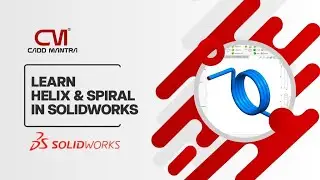 Helix & Spiral in SolidWorks | SolidWorks Tutorial | SolidWorks Training in Lucknow
