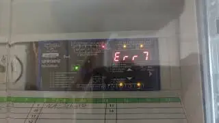 Solaranlage und Error Code ERR7 im Anzeigefeld (UFR1001E)