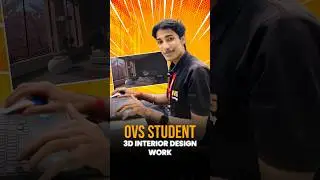 OVS Student Avinash Showcases His 3D Interior Design Project | Learn 3D Design at OVS Learning