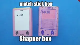 Make shapner box / wow art and craft