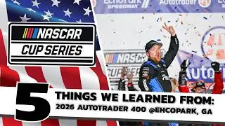 Reddick Drags Damaged Car to Victory Lane - Autotrader 400 [NASCAR Review]