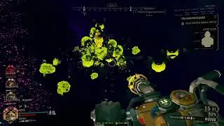 Deep Rock Galactic - a large group of macteras