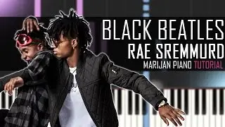How To Play: Rae Sremmurd ft. Gucci Mane - Black Beatles | Piano Tutorial