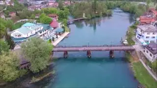 Stari grad Bosanska Krupa, Pset, iz zraka