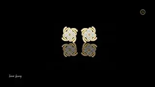 Unique Round Diamond Stud Earring#usa#ivevarluxury #Viral#Trending#FYP#Viral#Viralvideo#Earring