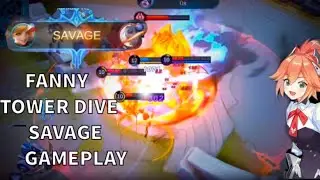 Fanny item build and emblem reveal [2022] [MLBB] savage maniac highlights