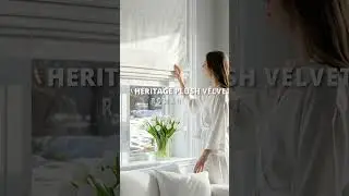 Недостающий элемент для завершенного оформления комнаты ✨ Роскошные бархатные римские шторы | Ски...