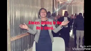 The powerful anointed woman of God demonstrates the power of God