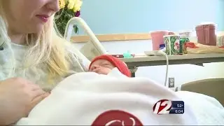 Christmas babies go home in stockings at Women and Infants