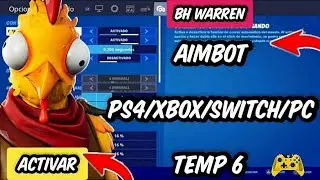 La NUEVA *SENSIBILIDAD de BH WARREN* (Lineal) *AIMBOT* en FORTNITE PS4/XBOX/SWITCH/PC