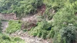 Landslide #Near Gohar BUS stand #Mandi HP