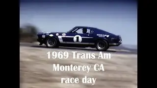 1969, MONTEREY CA,  LAGUNA SECA, TRANS-AM, race day