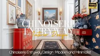 Chinoiserie Entryway Design : Modern and Minimalist