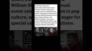 FANX 2025: The Guest List is INSANE 🤯 #celebrity #news #shorts