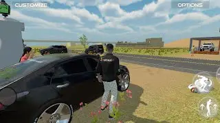 How to pura gaon hi Badmash hai 👑 z black car Police to papa hi hai 😈 Indian vehicle simulator 3D.. 