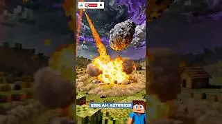 Dunia ini hampir hancur, untung Steve menyelamatkan nya. #minecraft #minecraftshort #animasi