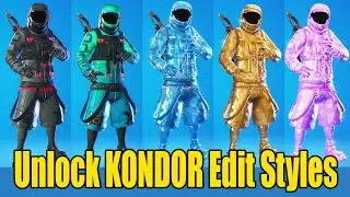 How to Unlock KONDOR Bonus Edit Styles in Fortnite Chapter 2 Season 5