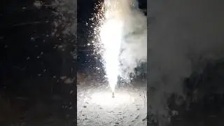 Homemade fountain from sparklers DIY