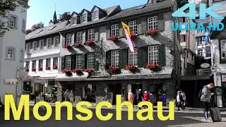 Monschau (Montjoie, Моншау) is a resort historic town in the Eifel region of Germany 4K Silence TV