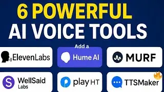 6 AI Voice Tools You Must Try in 2025 (ElevenLabs, Hume AI, PlayHT & More!) 